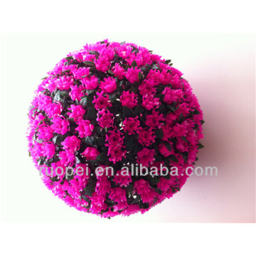 Bola de flores artificiais para decoração de natal
